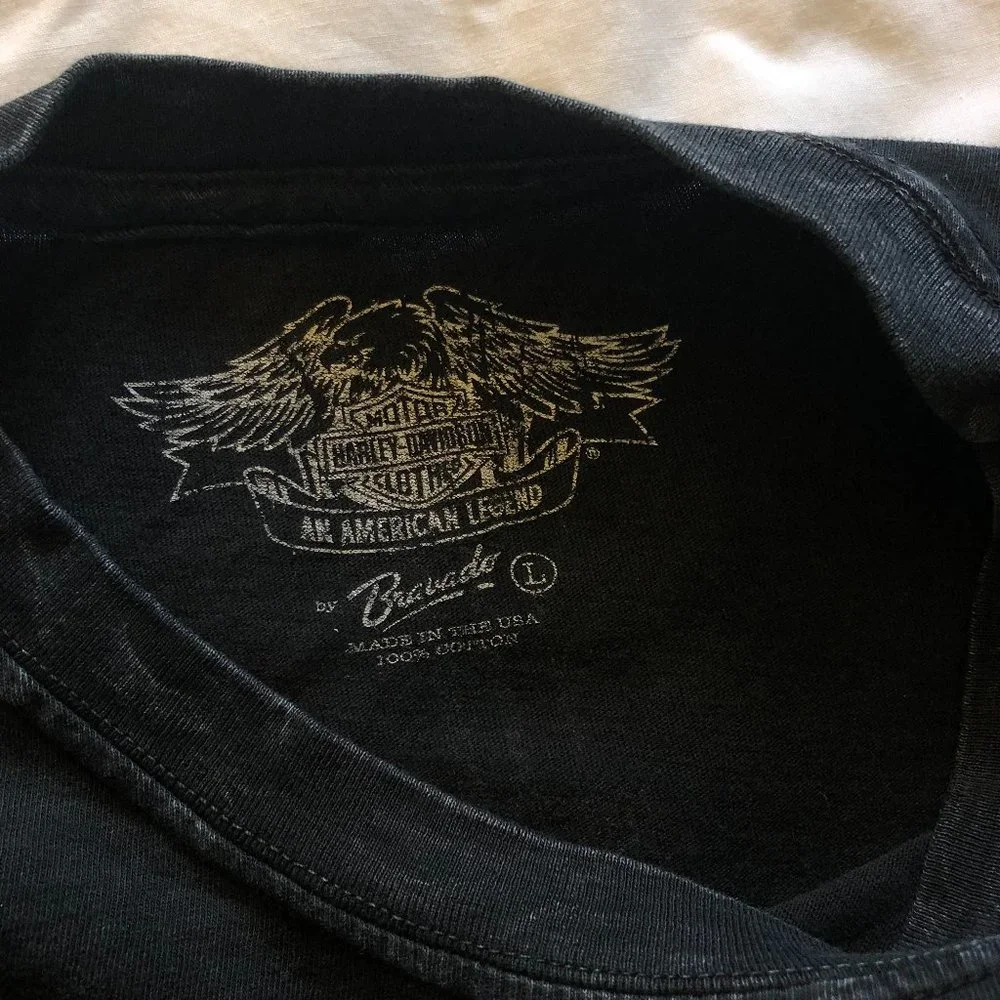 Harley Davidson Vintage T-Shirt Size Large - Picture 3 of 5